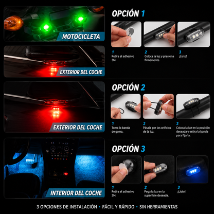 Pack de 6 Luces LED  para Vehículos