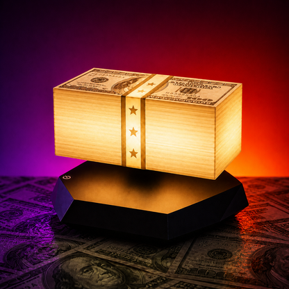 Money Float Magnetic Levitation Night Lamp