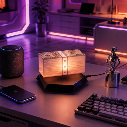 Money Float Magnetic Levitation Night Lamp